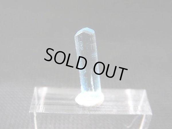 画像1: ジェムグレード宝石需要品質：ベトナム産アクアマリン柱状結晶原石 2.1カラット