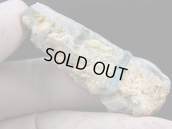 画像2: ベトナム・タインホア産アクアマリン付きスモーキー水晶 17.6g