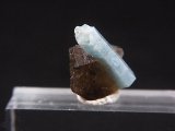 画像: ベトナム・タインホア産アクアマリン付きスモーキー水晶 1.0g
