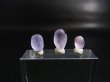 画像1: ベトナムLuc Yen産シルキーホワイト（カラーレス）サファイア原石（自然研磨） 3点セット トータル 3.3カラット