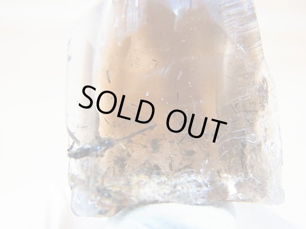 画像2: マラウイ・ムランジェ産クリアスモーキー水晶（エジリン貫入り） 16.5g