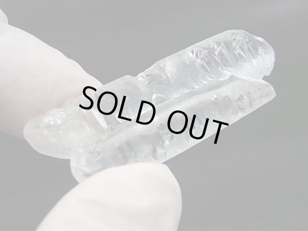 画像1: マダガスカル産グロースインターフェレンスＤＴ蝕像水晶 13.7g