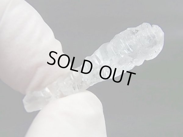 画像1: マダガスカル産グロースインターフェレンスＤＴ蝕像水晶 4.6g