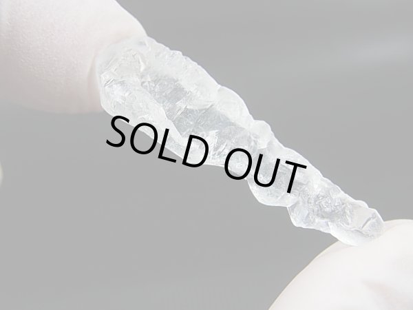 画像2: マダガスカル産グロースインターフェレンスＤＴ蝕像水晶 4.6g