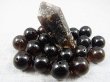 画像1: オリジナル加工：フィンランド・リプシニエミ産モリオン（黒水晶/ケアンゴーム）・ビーズ 12.5mm平均