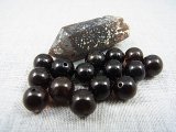 画像: オリジナル加工：フィンランド・リプシニエミ産モリオン（黒水晶/ケアンゴーム）・ビーズ 9.5mm平均