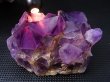 画像1: コンゴ産カラーシフト/ディープカラーアメジストクラスター 120.2g