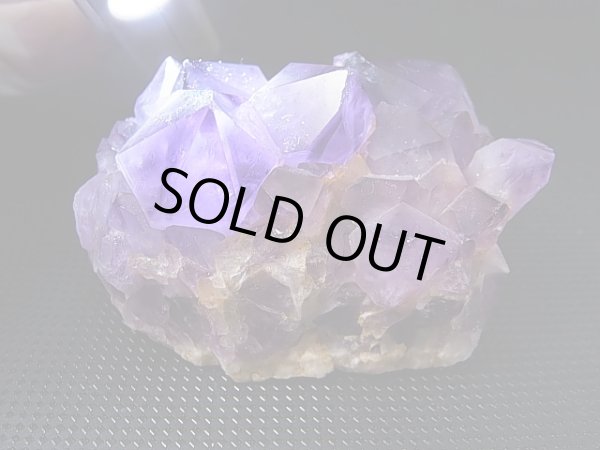 画像2: コンゴ産カラーシフト/ディープカラーアメジストクラスター 120.2g