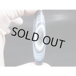 画像: ボツワナ産ピクチャーアゲート現代天珠 直径約14.5×61.5mm