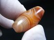 画像2: ブラジル産カーネリアンアゲート現代天珠 直径約14.5×27mm