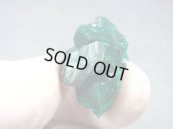 画像1: コンゴ産ダイオプテーズ原石（大粒結晶） 4.4g