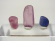 画像1: ベトナムLuc Yen産シルキーサファイア原石（ブルー＆パープルピンク/自然研磨） 3点セット トータル 4.0カラット
