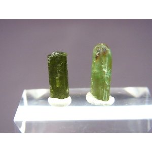 画像: ベトナムMinh Tien産グリーントルマリン結晶原石 2点セット トータル 3.7カラット