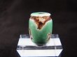 画像1: ヴィンテージ：「雪域天珠：老緑色虎牙」西蔵（チベット）天珠 直径約14×18mm