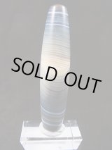 画像: ボツワナ産ピクチャーアゲート現代天珠 直径約14×60mm