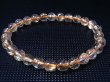 画像1: ブラジル産タイチンルチル入りクリア水晶ブレスレット 7mm平均 内寸：約16cm