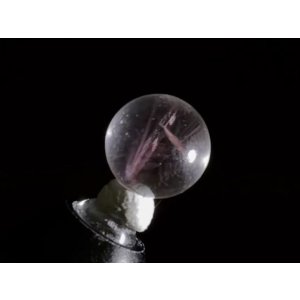 画像: マダガスカル産ピンクエンジェルラダー水晶丸玉 10mm