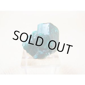 画像: コンゴ産ダイオプテーズ原石(大粒結晶) 4.1g