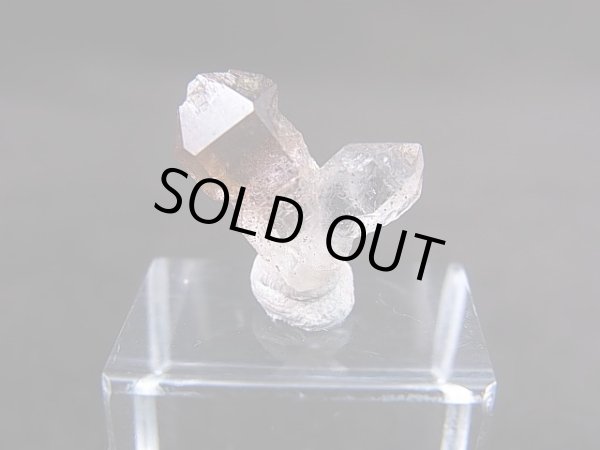 画像1: マダガスカル産ジャパニーズツイン（日本式双晶水晶/エレスチャル） 0.5g