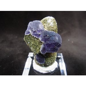 画像: ポルトガル・パナスケイラ産パープルフローライト/マイカ原石 51.0g