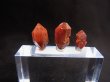 画像1: スペイン・バレンシア産赤鉄水晶（クオルゾ・ロホ） 3点セット トータル 1.6g