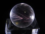 画像: マダガスカル産ピンクエンジェルラダー水晶丸玉 19.5mm