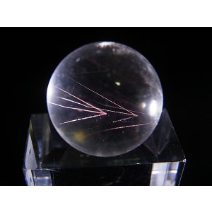 画像: マダガスカル産ピンクエンジェルラダー水晶丸玉 19.5mm