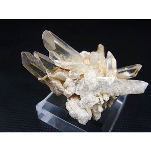 画像: インド・マニカラン産クリア水晶クラスター（ソリューション型） 33.3g