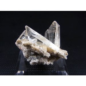 画像: インド・マニカラン産クリア水晶クラスター（ソリューション型） 17.3g