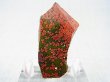 画像1: 飯盛ラボストーン（IL-stone）「レアカラー：ブラッドストーン（紅葉石）」ガラス原石 34.4カラット