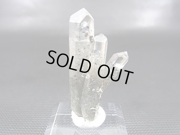 画像2: ノルウェー産水晶ポイント（アクチノライト/ヘマタイト入り/連晶） 6.7g