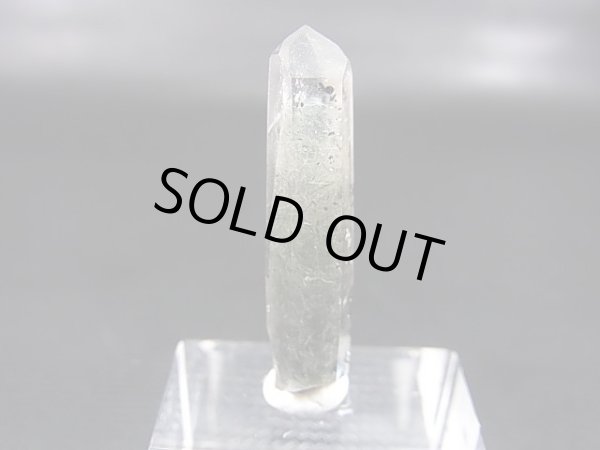 画像1: ノルウェー産水晶ポイント（アクチノライト/ヘマタイト入り） 2.7g