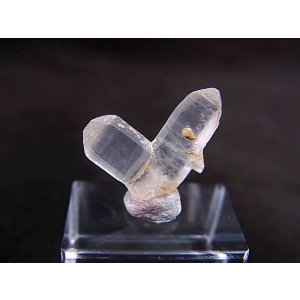 画像: マダガスカル産ジャパニーズツイン（日本式双晶水晶/エレスチャル） 0.5g