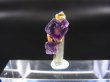 画像1: ドイツ・ザクセン州産フローライトon水晶(シデライト共生) 0.9g
