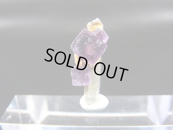 画像1: ドイツ・ザクセン州産フローライトon水晶(シデライト共生) 0.9g