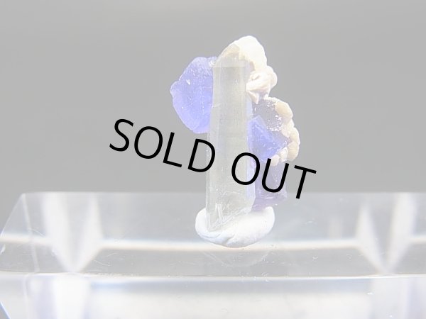 画像2: ドイツ・ザクセン州産フローライトon水晶(シデライト共生) 1.0g