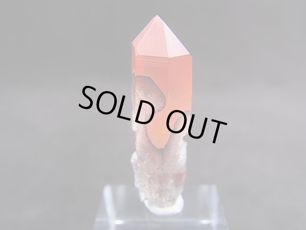 画像1: 南アフリカ・オレンジリバー産レッドヘマタイト水晶 2.4g