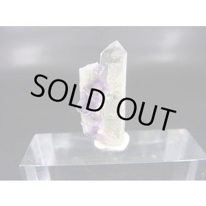 画像: ドイツ・ザクセン州産フローライトonグリーン水晶 1.6g
