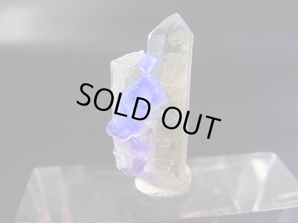 画像2: ドイツ・ザクセン州産フローライトonグリーン水晶 1.6g
