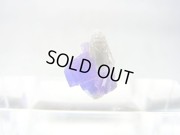 画像2: ドイツ・ザクセン州産フローライトonグリーン水晶 0.6g
