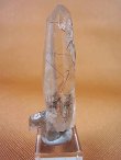 画像1: ブラジル・イティンガ産ブラックトルマリンインクルージョン水晶ポイント 15.6g