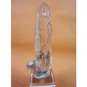 画像: ブラジル・イティンガ産ブラックトルマリンインクルージョン水晶ポイント 15.6g