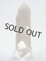 画像: ベトナム・タインホア産アクアマリン付きスモーキー水晶（ブラックトルマリン/微斜長石付き） 28.5g