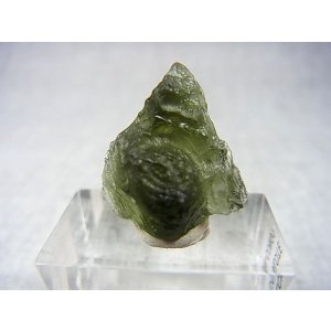 画像: ジュエリー品質:チェコ産モルダバイトSA原石(国内鑑別書付き) 2.0g