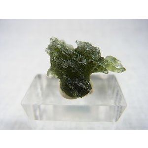 画像: ジュエリー品質:チェコ産モルダバイトSA原石 2.5g