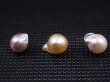 画像2: ベトナム・ニャチャン産バロックパール（アコヤ貝/穴開け無し） 3点セット