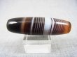 画像1: ボツワナ産ピクチャーアゲート現代天珠 直径約12.5×43mm
