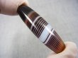 画像2: ボツワナ産ピクチャーアゲート現代天珠 直径約12.5×43mm