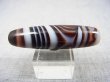 画像1: ボツワナ産ピクチャーアゲート現代天珠 直径約11.5×43mm