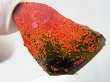 画像1: 飯盛ラボストーン（IL-stone）「超レア：シラー入りアースカラー＆ブラッドストーン（紅葉石）」ガラス原石 25.1カラット
